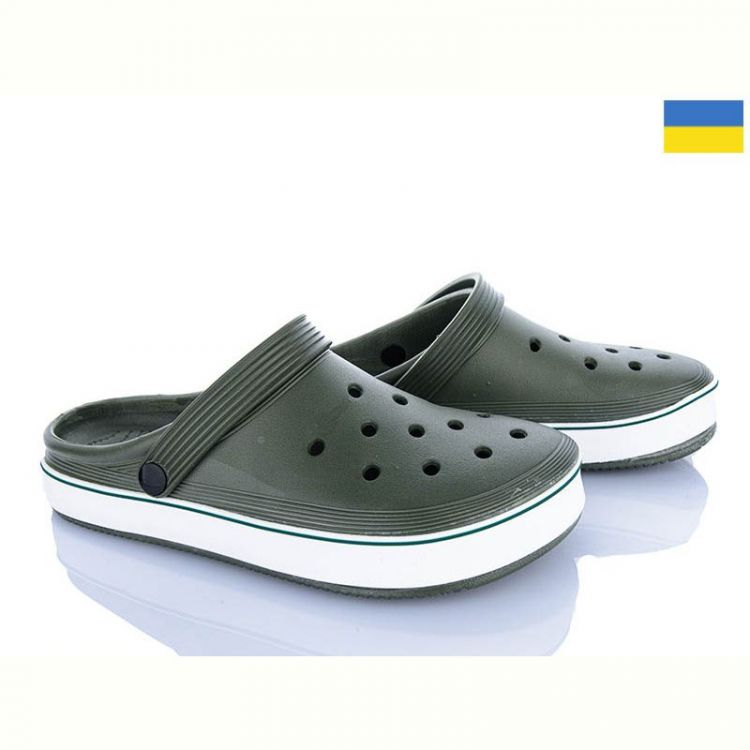Купить Кроксы Verta 1005 хакі на obuv-plus.com.ua