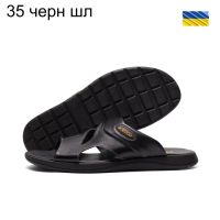 Купить Шлепанцы DvaShoes TT-35 черн.шл. на obuv-plus.com.ua