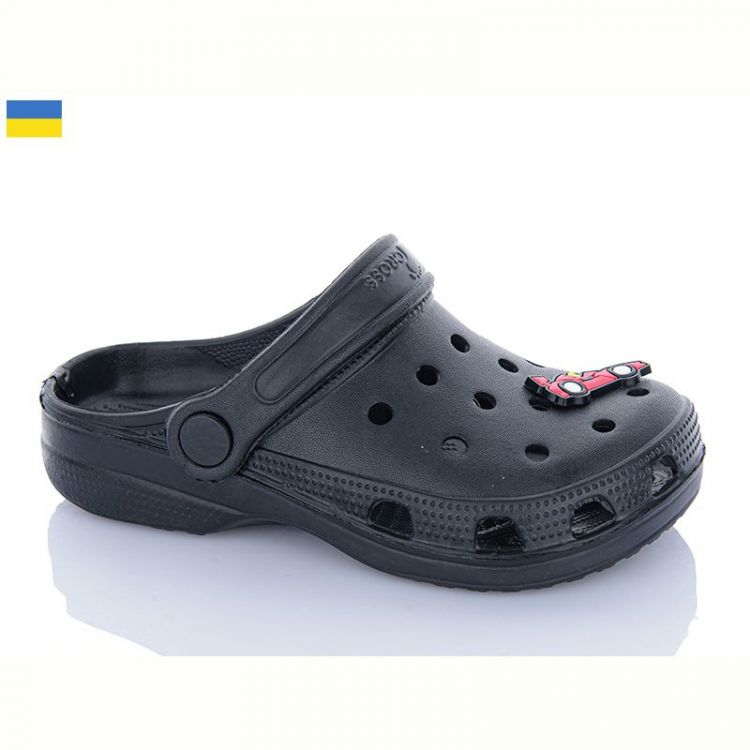 Купить Кроксы Cross 017 чорний на obuv-plus.com.ua