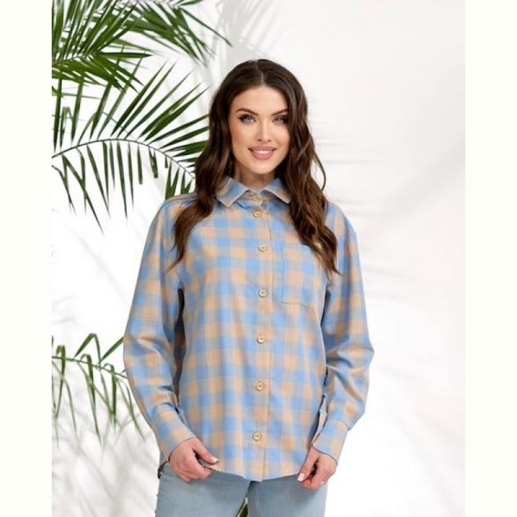 Купить Рубашка Lelis 1050-1 l.blue на obuv-plus.com.ua