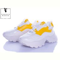 Купить Кроссовки Violeta 166-12 white-yellow на obuv-plus.com.ua