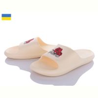 Купить Шлепанцы Ds ПЖ45 троянда бежевий на obuv-plus.com.ua
