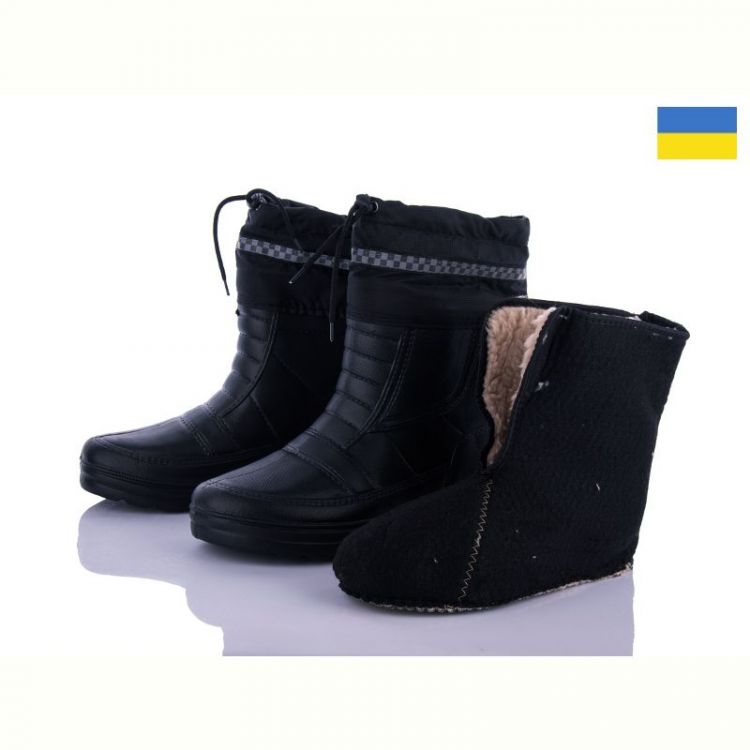 Купить Сапоги Krok Крок сапог Б01 черний с чулком на obuv-plus.com.ua