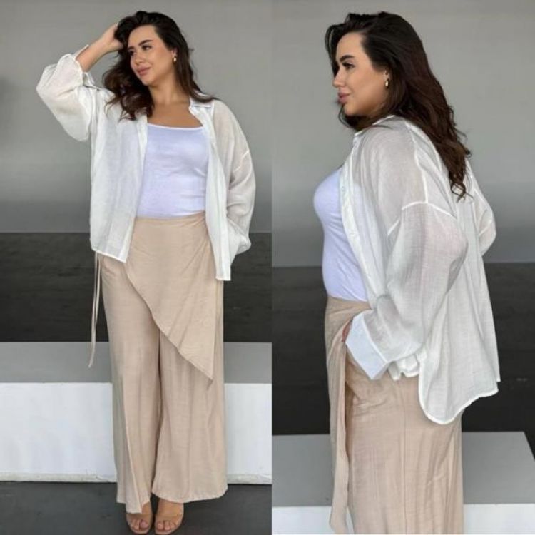 Купить Штаны Seven Zikina 1325 beige на obuv-plus.com.ua