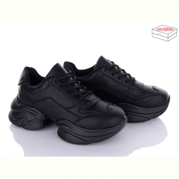 Купить Кроссовки Ailaifa 2360 all black на obuv-plus.com.ua
