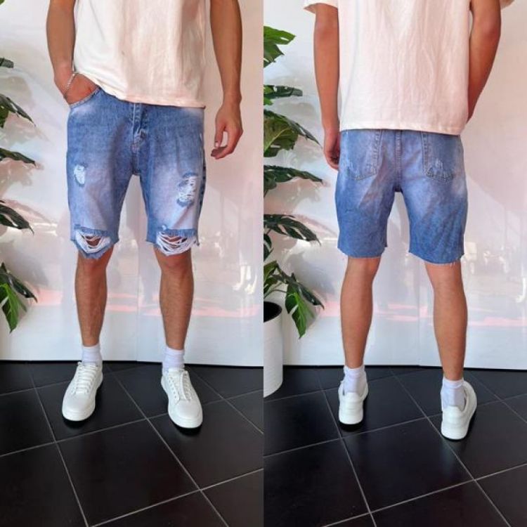 Купить Шорты i8denim 2282 blue на obuv-plus.com.ua