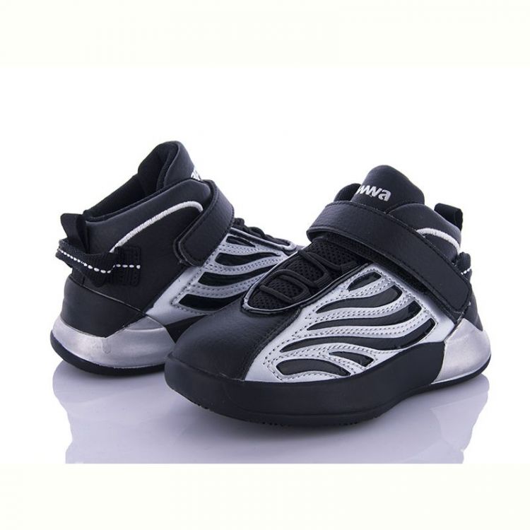 Купить Кроссовки Apawwa DC41 black-silver на obuv-plus.com.ua
