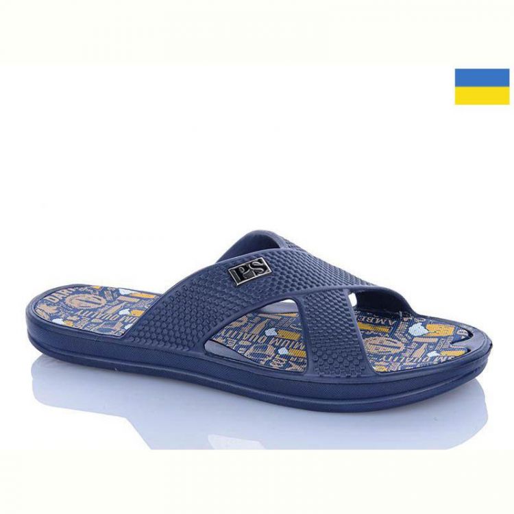 Купить Шлепанцы Progress Прогресс M227 синій на obuv-plus.com.ua