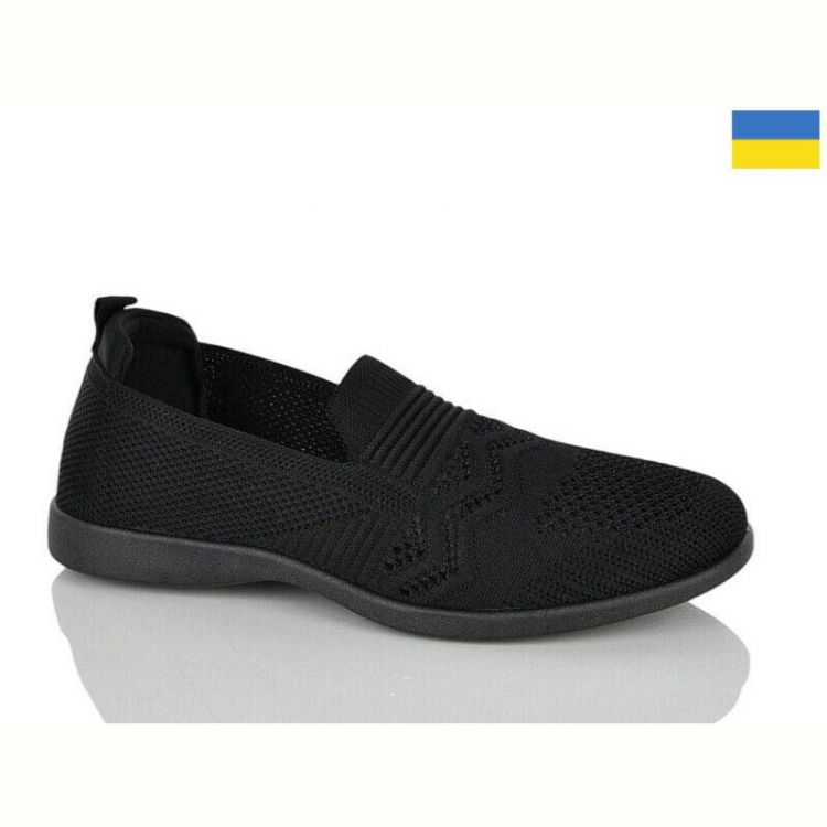 Купить Слипоны Demur W6722 чорний на obuv-plus.com.ua