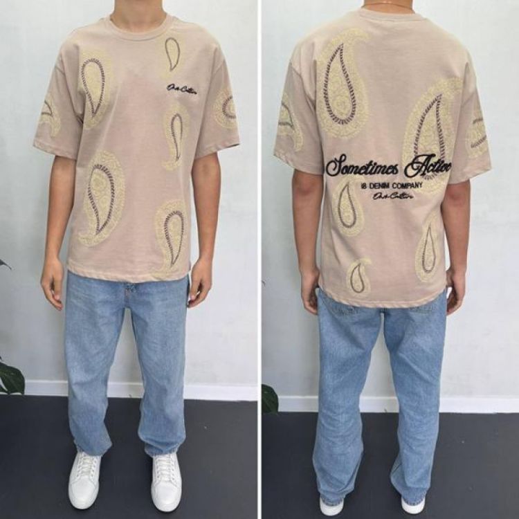Купить Футболка i8denim 90585 beige на obuv-plus.com.ua