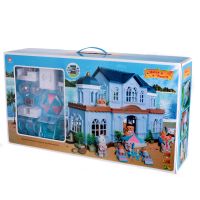 Купить Ігровий будиночок Тварини флоксові Happy Family 012-11 з меблями та фігурками на obuv-plus.com.ua