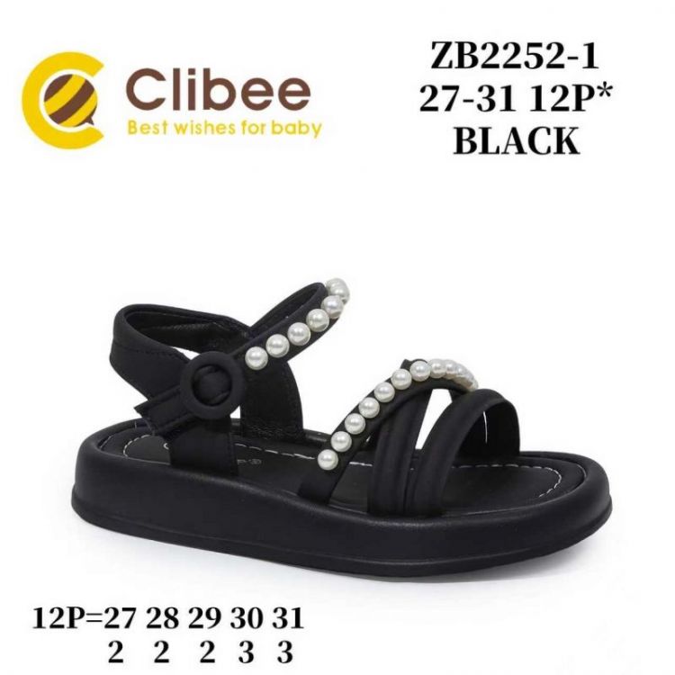 Купить Босоножки Clibee LBM-ZB2252-1 Black на obuv-plus.com.ua