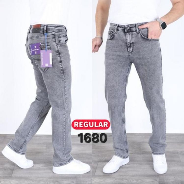 Купить Джинсы God Baron 1680 grey на obuv-plus.com.ua