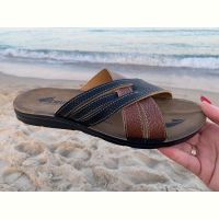 Купить Шлепанцы Malibu 6836 black-camel на obuv-plus.com.ua