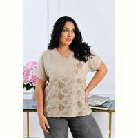 Купить Футболка LeVisha 26121 beige на obuv-plus.com.ua