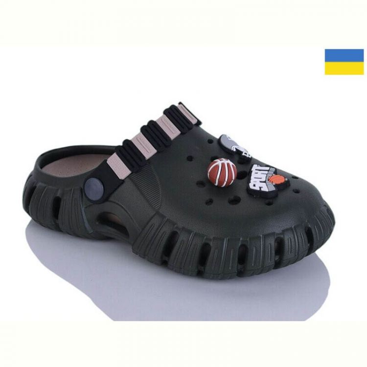 Купить Кроксы Malibu 6012 хакі/беж на obuv-plus.com.ua