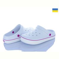 Купить Кроксы Golden Lion 419 білий-ягідний на obuv-plus.com.ua