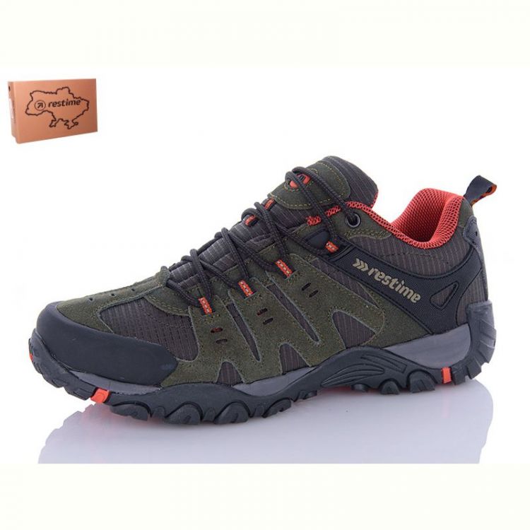 Купить Кроссовки Restime OMB24048 khaki на obuv-plus.com.ua