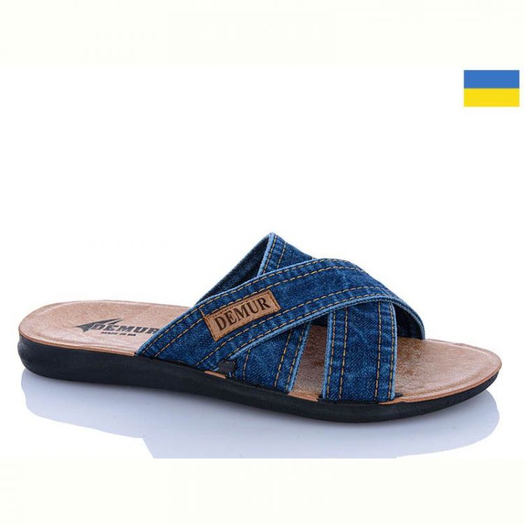Купить Шлепанцы Demur 26-2425 синій на obuv-plus.com.ua