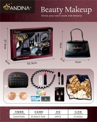 Купить G560431-676-5 Дитячий ігровий набір аксесуарів «Beauty Makeup» сумочка, косметичка, хустинка, помада, сережки, туш на obuv-plus.com.ua