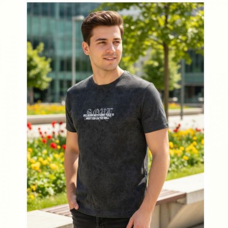 Купить Футболка Style M.Clothes SM66 d.grey на obuv-plus.com.ua