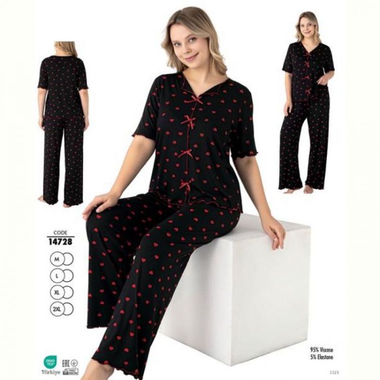Купить Пижама Cotpark 14728 black на obuv-plus.com.ua