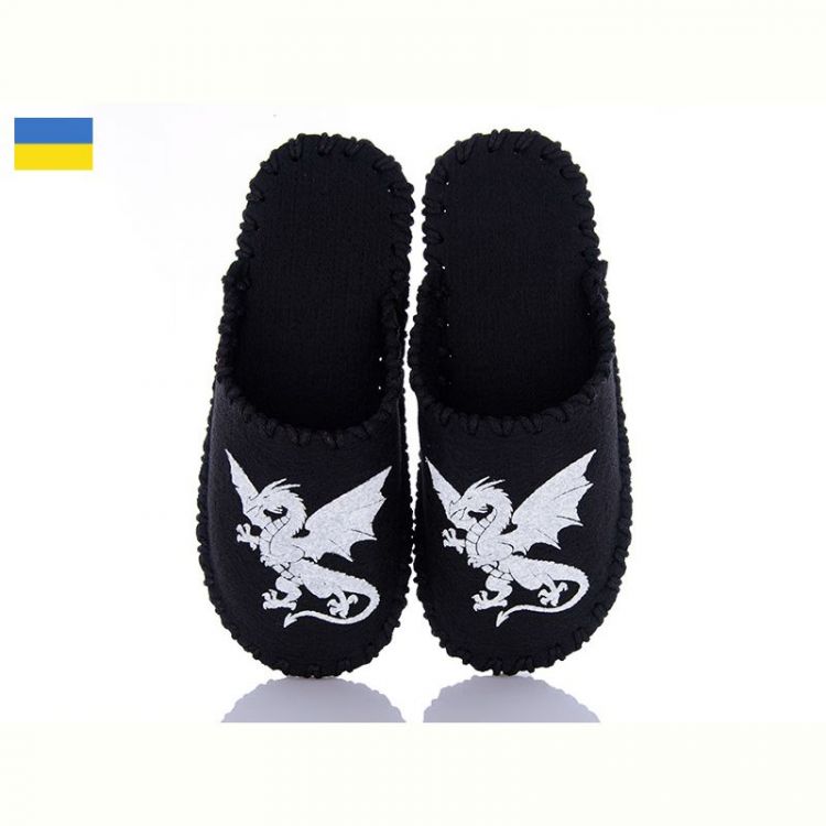 Купить Тапочки Vends 347 чорний на obuv-plus.com.ua