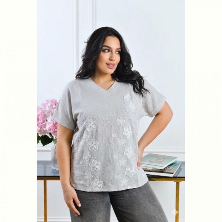 Купить Футболка LeVisha 26121 grey на obuv-plus.com.ua