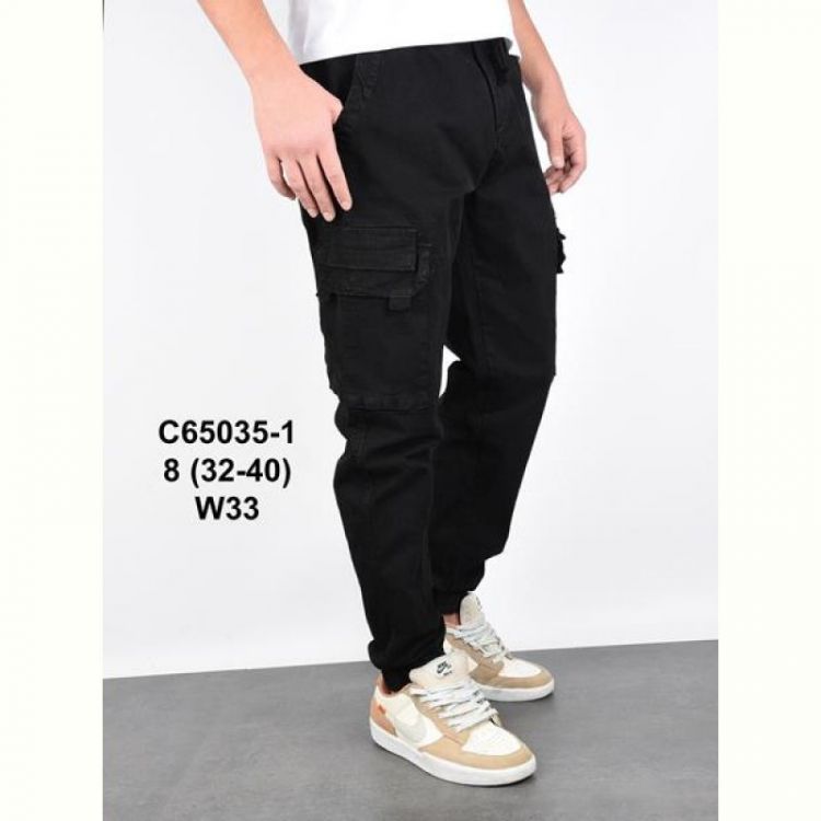 Купить Джоггеры God Baron C65035-1 black на obuv-plus.com.ua