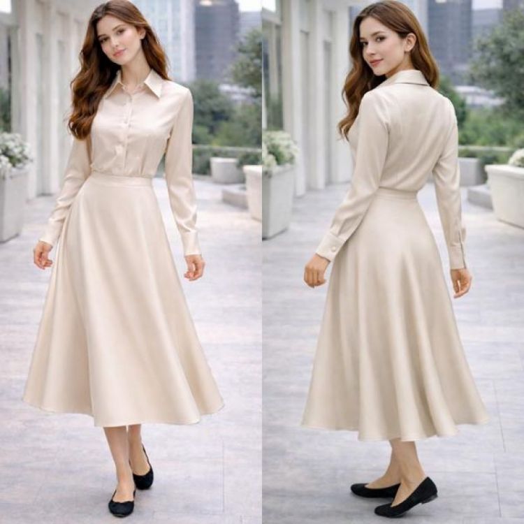 Купить Юбка Karolina KR501 beige на obuv-plus.com.ua