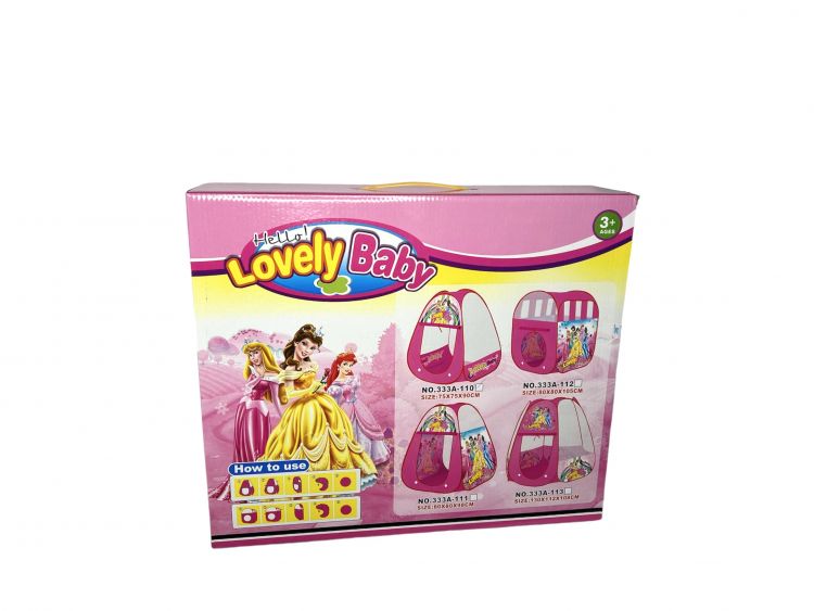 Купить 333A-110 Дитячий ігровий намет Принцеса Діснея Рожевий Lovely Baby на obuv-plus.com.ua