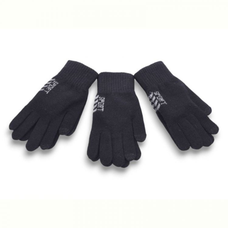 Купить Перчатки YLZL 8501 black на obuv-plus.com.ua