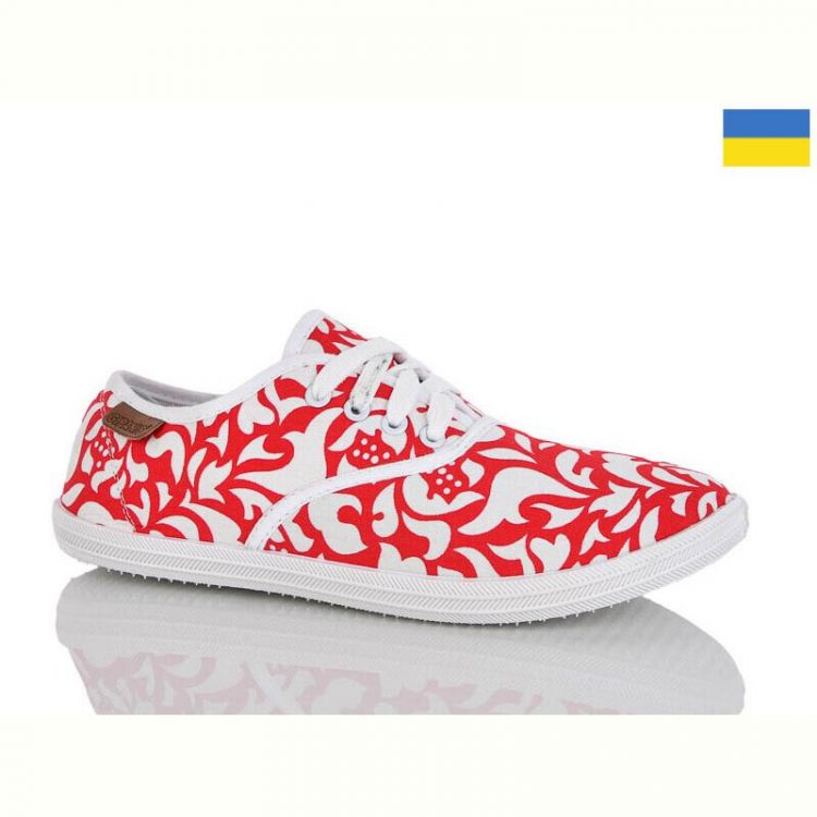 Купить Слипоны Demur 6513 червоний на obuv-plus.com.ua