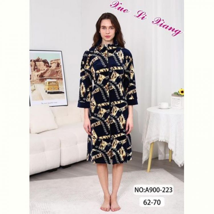 Купить Халат Fili Wear A900-223 navy на obuv-plus.com.ua