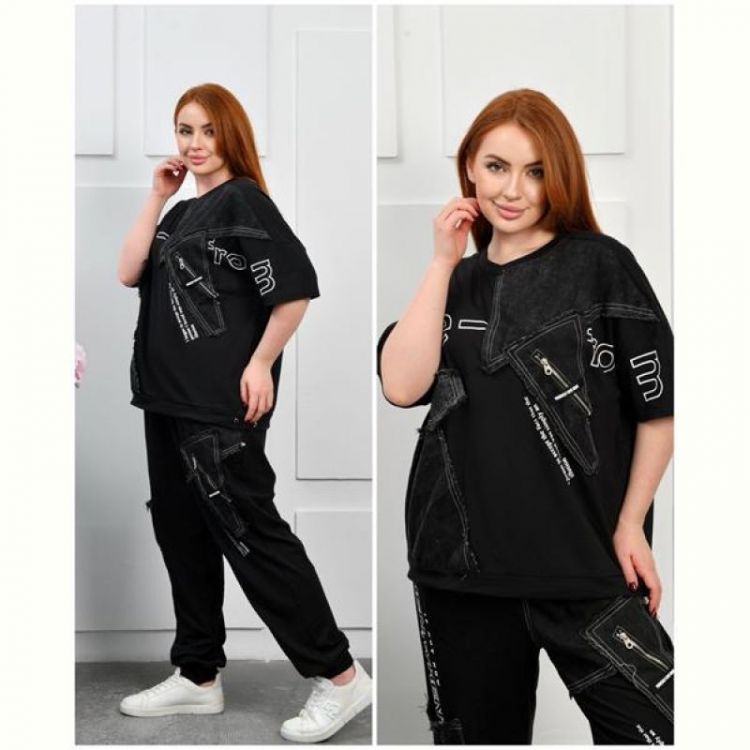 Купить Костюм спорт Saint Wish 52001 black на obuv-plus.com.ua