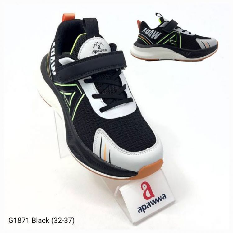 Купить Кроссовки Apawwa ApB-G1871 black на obuv-plus.com.ua