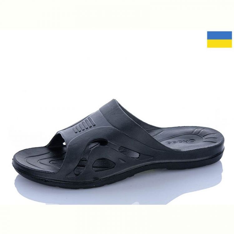 Купить Шлепанцы Cross SV004 підкова чорний на obuv-plus.com.ua