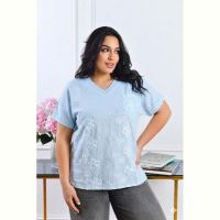 Купить Футболка LeVisha 26121 l.blue на obuv-plus.com.ua