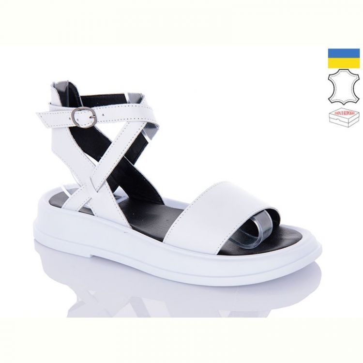 Купить Босоножки Garti 0145 білий шкіра на obuv-plus.com.ua