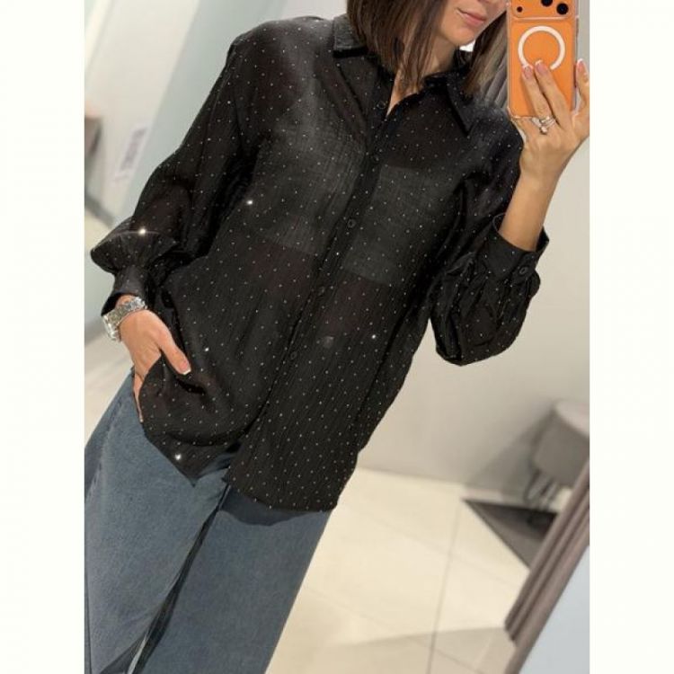 Купить Рубашка Comod 2401B black на obuv-plus.com.ua
