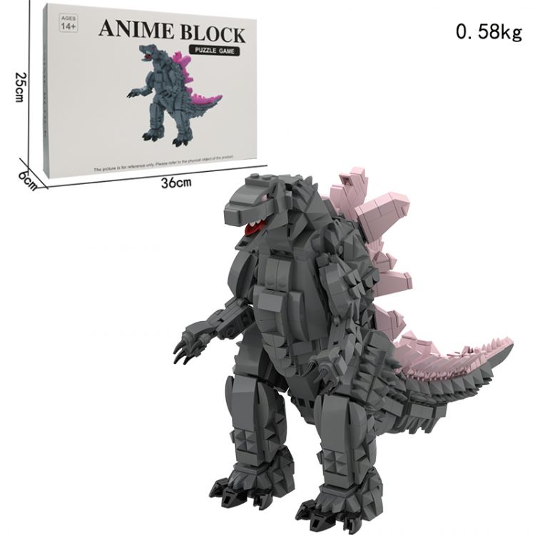 Купить G466335-BH100531 Конструктор Anime Block Ґодзілла 1198 деталей на obuv-plus.com.ua