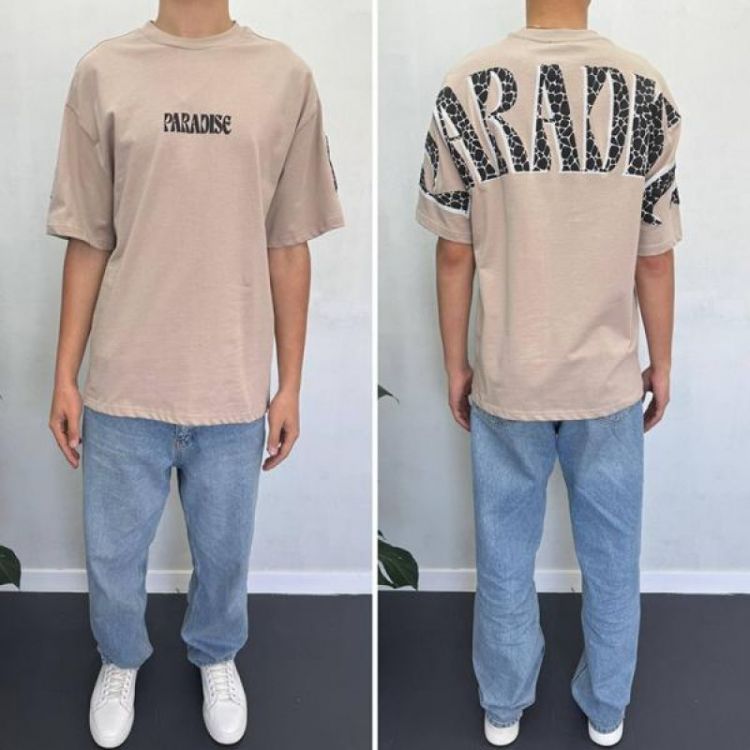 Купить Футболка i8denim 90556 beige на obuv-plus.com.ua
