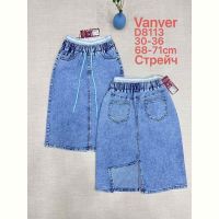 Купить Юбка Vanver D8113 l.blue на obuv-plus.com.ua