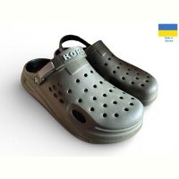 Купить Кроксы Roksol 516-017 хакі на obuv-plus.com.ua