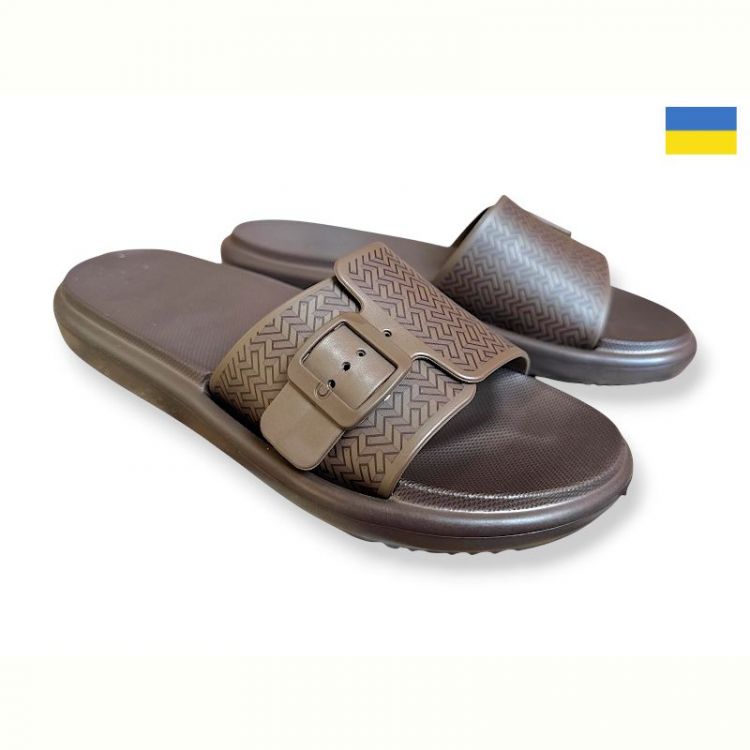 Купить Шлепанцы Gipanis DS842 шоколад на obuv-plus.com.ua