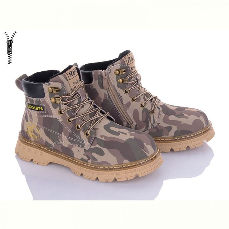 Купить Ботинки Angel Y160-B8090-1 ar.green-beige на obuv-plus.com.ua