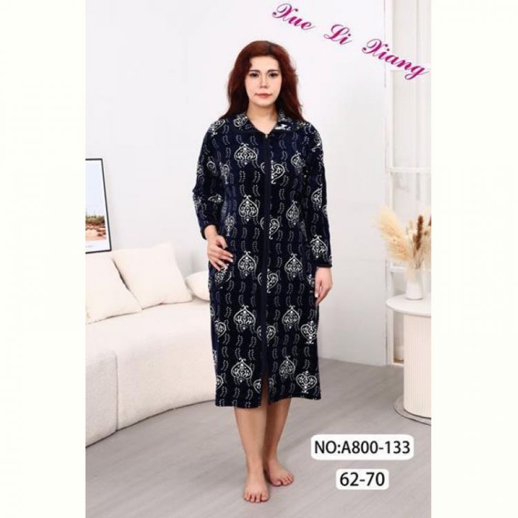 Купить Халат Fili Wear A800-133 navy на obuv-plus.com.ua