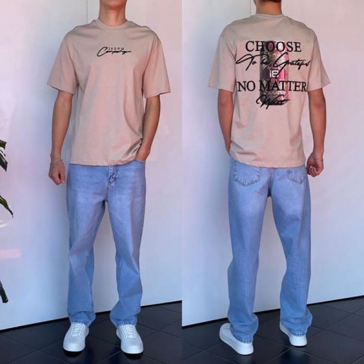 Купить Футболка i8denim 2216 beige на obuv-plus.com.ua