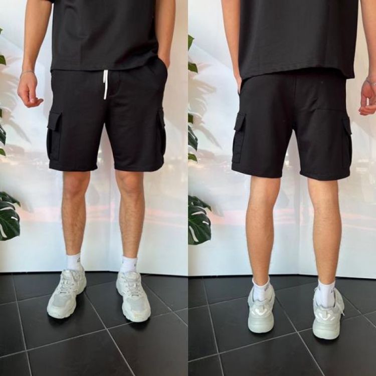 Купить Шорты i8denim 2086 black на obuv-plus.com.ua