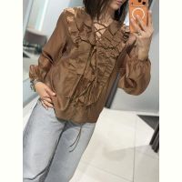 Купить Блузка Comod 2532 brown на obuv-plus.com.ua
